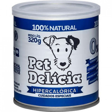 Lata Pet Delícia Dieta Hipercalórica para Cães - 320g